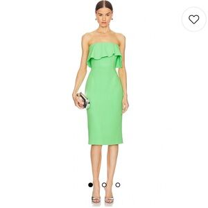 REVOLVE Garnet Midi Dress in Bright Green XS